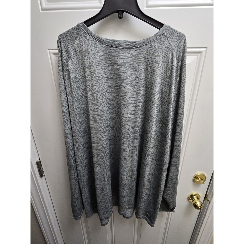 4XLT Men's Big And Tall Xcersion Long Sleeve Training Shirt